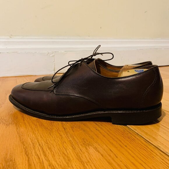 Allen Edmonds Mens Burton Brown Leather Oxford Dress Casual Shoes Lace-up 11 D main image 12